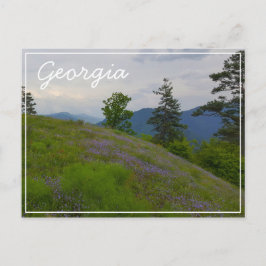 Nationaal park Borjomi-Kharagauli Georgia Kaukasus Briefkaart