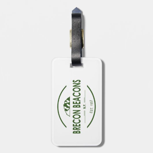 Nationaal park Brecon Beacons Bagagelabel (Achterkant verticaal)