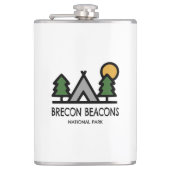 Nationaal park Brecon Beacons Heupfles (Voorkant)