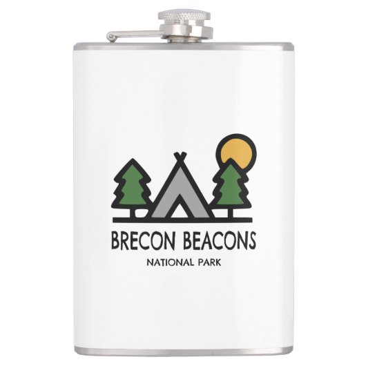 Nationaal park Brecon Beacons Heupfles (Voorkant)