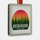 Nationaal park Brecon Beacons Metalen Ornament (Rechts)