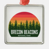 Nationaal park Brecon Beacons Metalen Ornament (Voorkant)