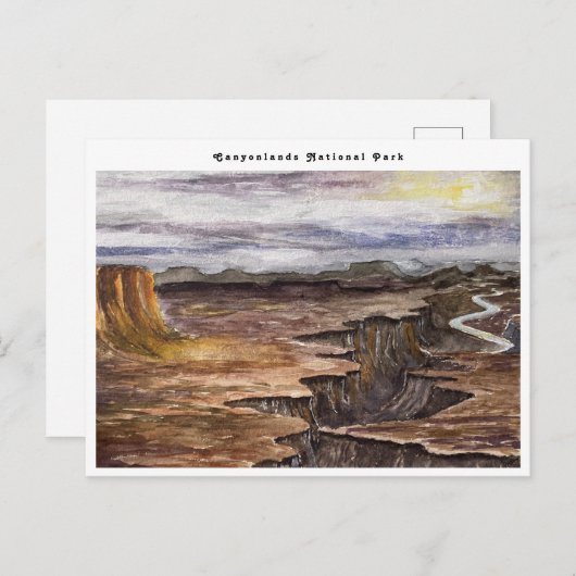 Nationaal Park Briefkaart (Voorkant / Achterkant)