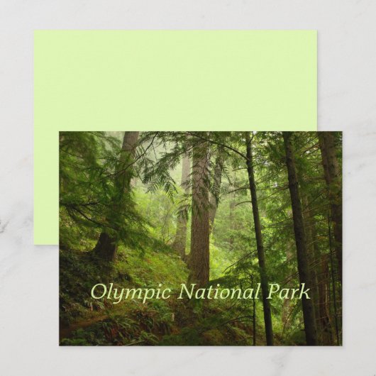 Nationaal Park Briefkaart (Voorkant / Achterkant)