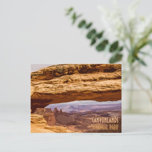 Nationaal Park  Briefkaart Canyonlands (Staand voorkant)