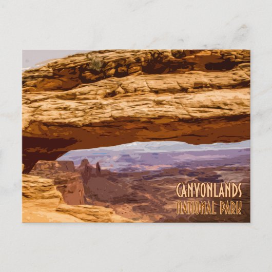 Nationaal Park  Briefkaart Canyonlands (Voorkant)