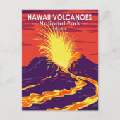 Nationaal Park  Briefkaart Hawaii Volcanoes (Voorkant)