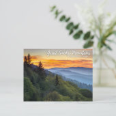 Nationaal Park Briefkaart van de Grote Smoky Mount (Staand voorkant)