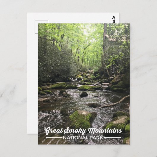 Nationaal Park Briefkaart van het Grote Smoky Moun (Voorkant / Achterkant)