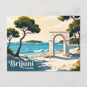 Nationaal park Brijuni Kroatië Briefkaart