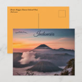 Nationaal Park Bromo Tengger Semeru Indonesië Briefkaart (Voorkant / Achterkant)