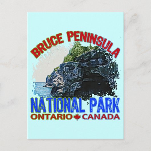 Nationaal park Bruce Peninsula Briefkaart (Voorkant)
