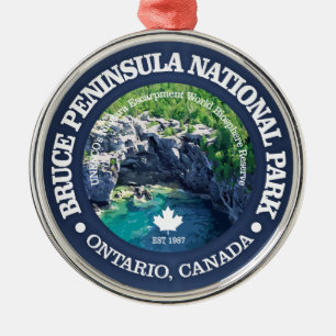 Nationaal park Bruce Peninsula Metalen Ornament
