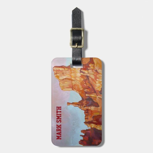 Nationaal Park Bryce Canyon Bagagelabel (Voorkant verticaal)