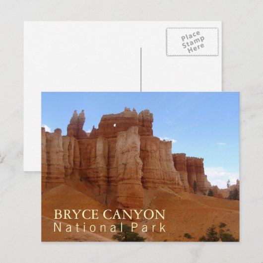 Nationaal Park Bryce Canyon Briefkaart (Voorkant / Achterkant)