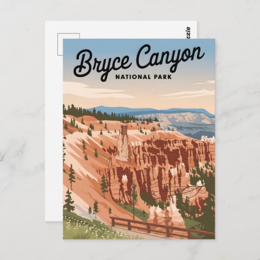 Nationaal Park Bryce Canyon Briefkaart (Voorkant / Achterkant)