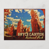 Nationaal Park Bryce Canyon Briefkaart (Voorkant)