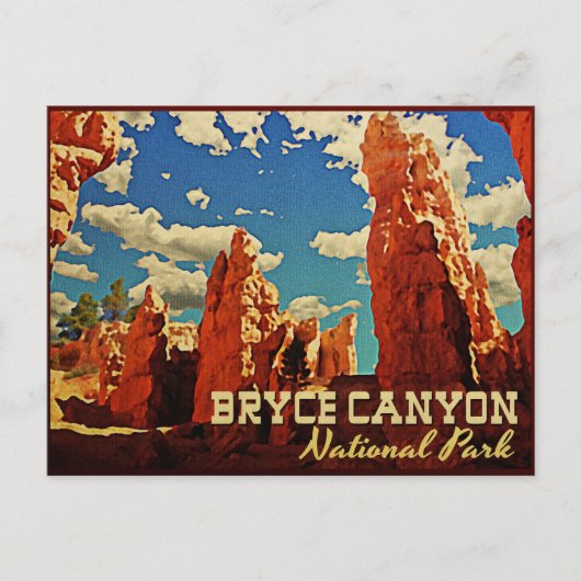 Nationaal Park Bryce Canyon Briefkaart (Voorkant)