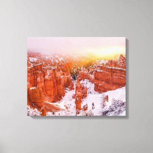 Nationaal Park Bryce Canyon Canvas Afdruk (Voorkant)