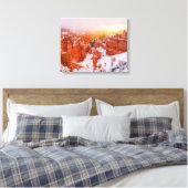 Nationaal Park Bryce Canyon Canvas Afdruk (Insitu (Slaapkamer))
