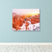 Nationaal Park Bryce Canyon Canvas Afdruk (Insitu (Houten vloer))