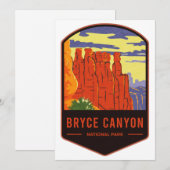 Nationaal Park Bryce Canyon Feestdagenkaart (Voorkant / Achterkant)