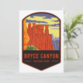 Nationaal Park Bryce Canyon Feestdagenkaart (Staand voorkant)