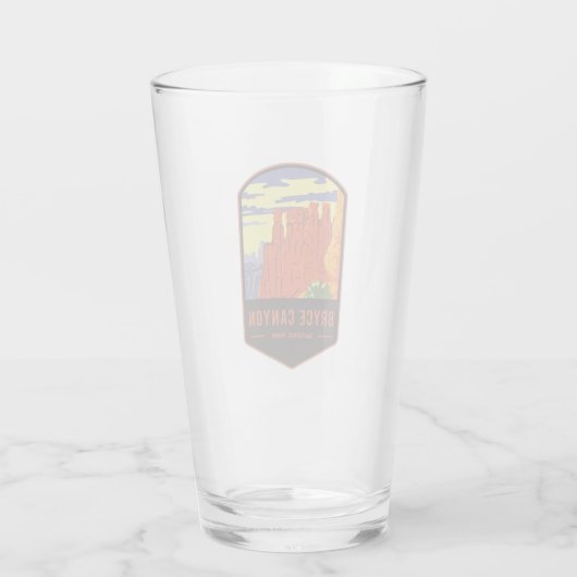 Nationaal Park Bryce Canyon Glas (Achterkant)