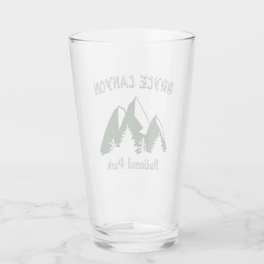 Nationaal Park Bryce Canyon Glas (Achterkant)