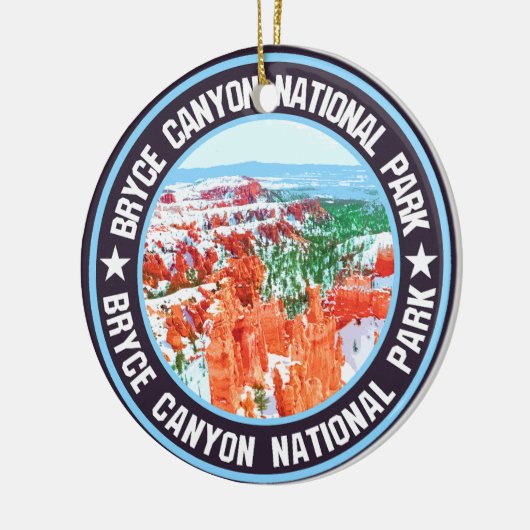 Nationaal Park Bryce Canyon Keramisch Ornament (Links)
