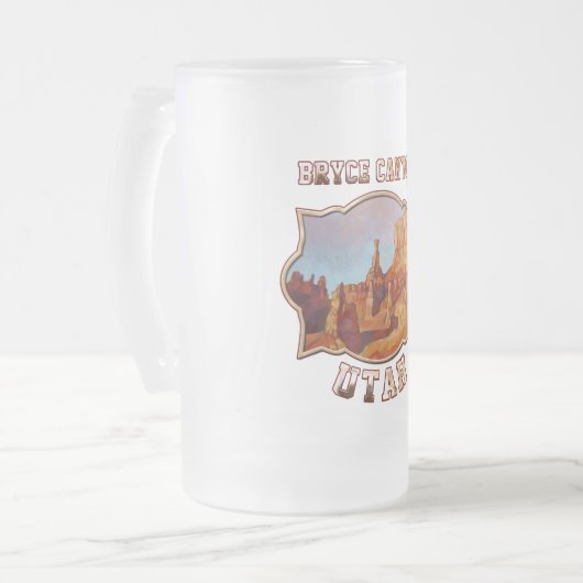 Nationaal Park Bryce Canyon Matglas Bierpul (Voorkant links)