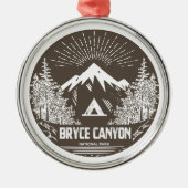 Nationaal Park Bryce Canyon Metalen Ornament (Voorkant)