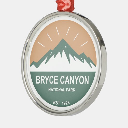Nationaal Park Bryce Canyon Metalen Ornament (Links)