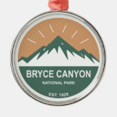 Nationaal Park Bryce Canyon Metalen Ornament (Voorkant)