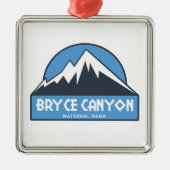 Nationaal Park Bryce Canyon Metalen Ornament (Voorkant)