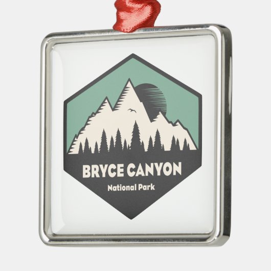 Nationaal Park Bryce Canyon Metalen Ornament (Links)