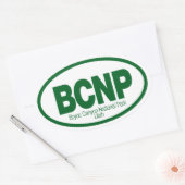 Nationaal Park Bryce Canyon Ovale Sticker (Envelop)