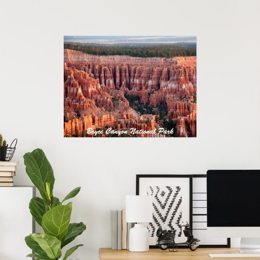 Nationaal Park Bryce Canyon Poster (Thuiskantoor)