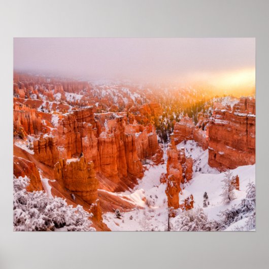 Nationaal Park Bryce Canyon Poster (Voorkant)