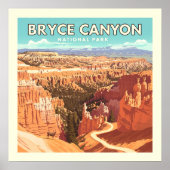 Nationaal Park Bryce Canyon Poster (Voorkant)