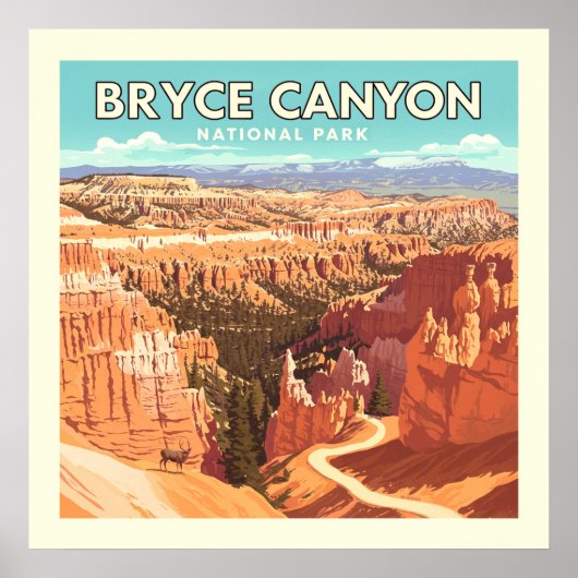  Nationaal Park Bryce Canyon Poster (Voorkant)