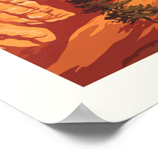 Nationaal Park Bryce Canyon Poster (Hoek)