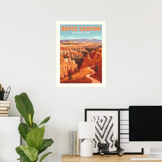  Nationaal Park Bryce Canyon Poster (Thuiskantoor)