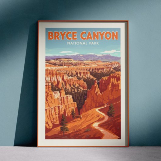 Nationaal Park Bryce Canyon Poster