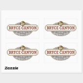 Nationaal Park Bryce Canyon Rechthoekige Sticker (Vel)