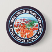 Nationaal Park Bryce Canyon Ronde Button 7,6 Cm (Voorkant)