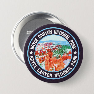 Nationaal Park Bryce Canyon Ronde Button 7,6 Cm