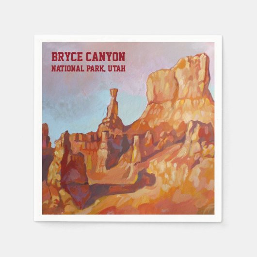 Nationaal Park Bryce Canyon Servetten (Voorkant)