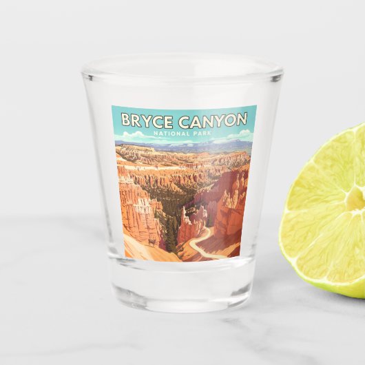  Nationaal Park Bryce Canyon Shot Glas (Voorkant)
