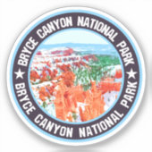 Nationaal Park Bryce Canyon Sticker (Voorkant)